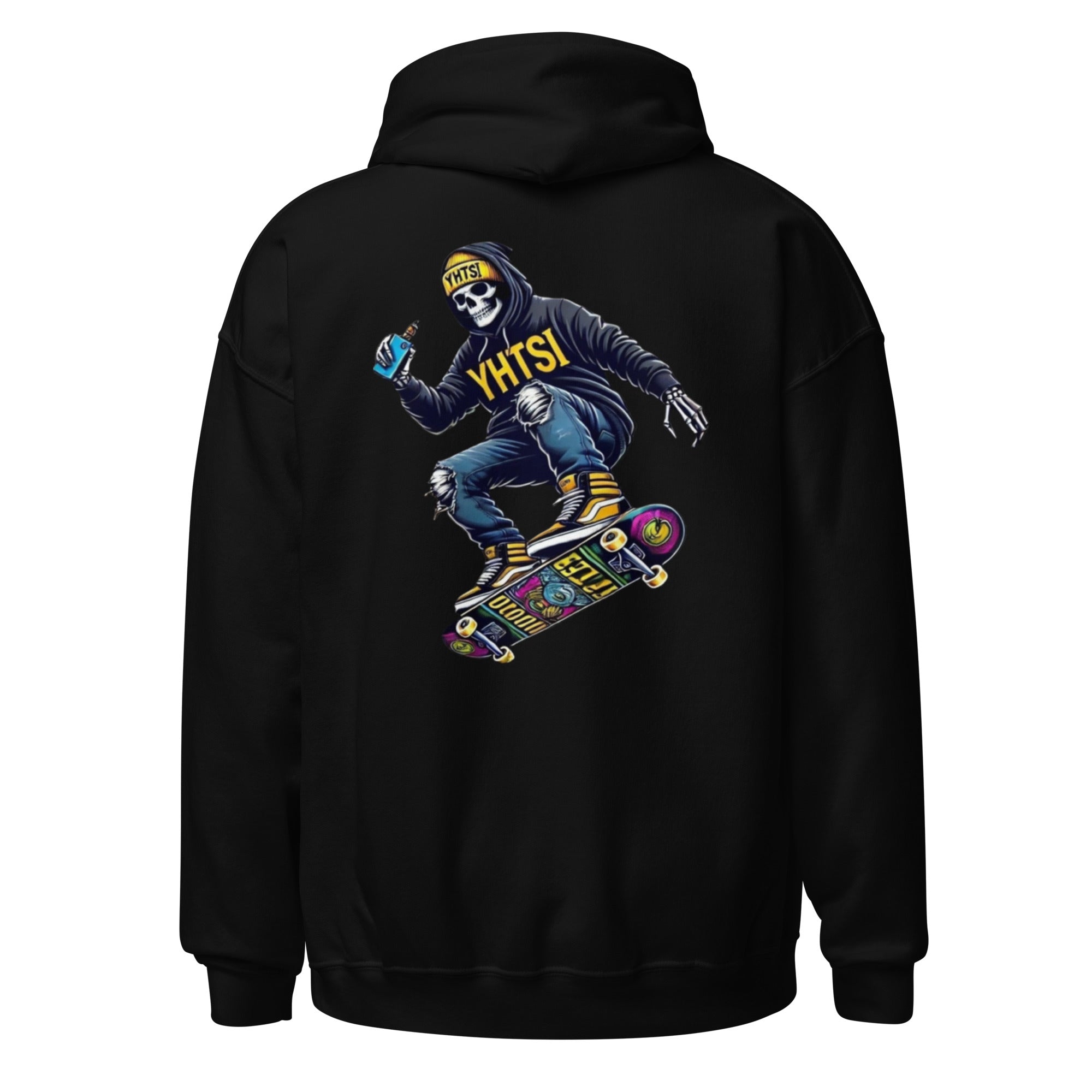 YOU HATE TO SEE IT Skater Vaper Reaper Hoodie