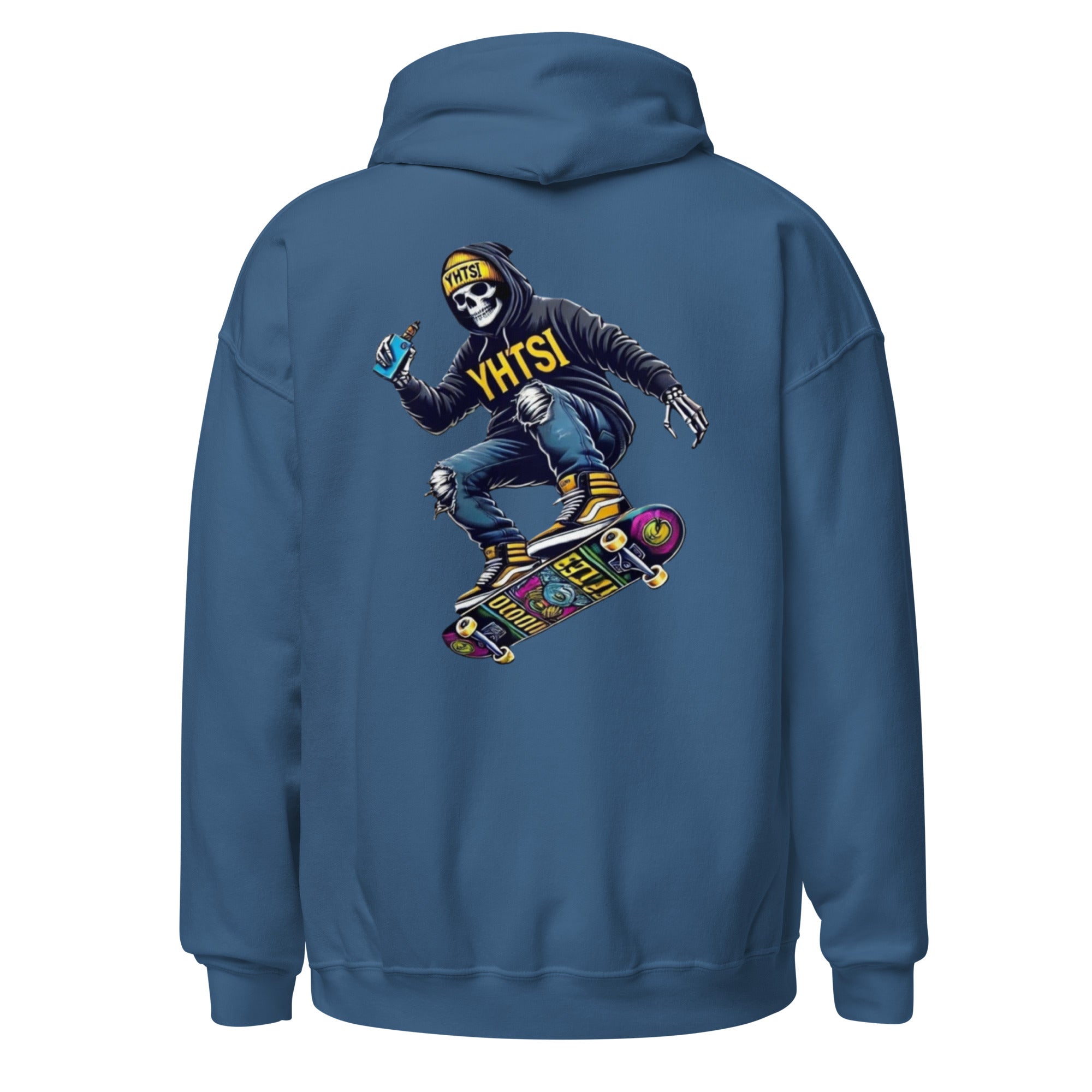 YOU HATE TO SEE IT Skater Vaper Reaper Hoodie