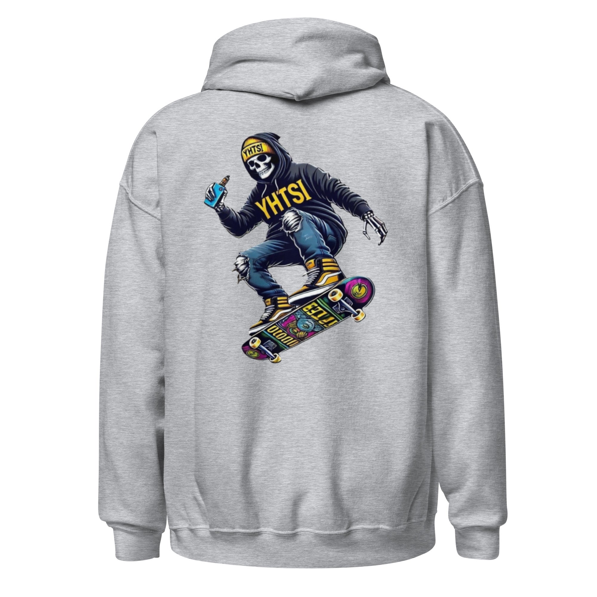 YOU HATE TO SEE IT Skater Vaper Reaper Hoodie